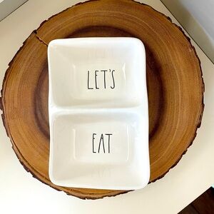 Rae Dunn ‘Let’s Eat’ Divided Dish